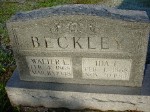  Walter L. Beckley & Ida Thomas Eller
