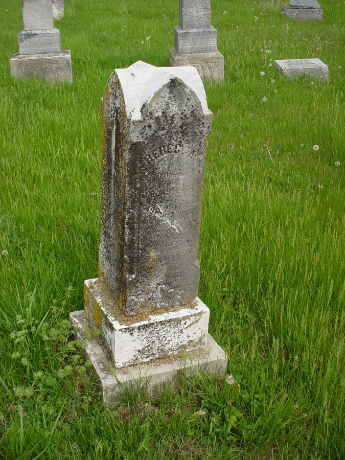  May Rebecca King Deardorff Headstone Photo, Bachelor Cemetery, Callaway County genealogy