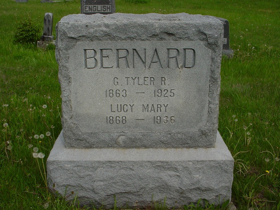  G. Tyler Bernard & Lucy Mary Dudley