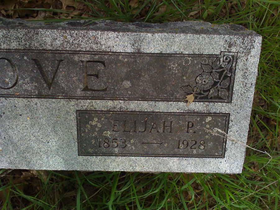  Elijah P. Love Headstone Photo, Bachelor Cemetery, Callaway County genealogy