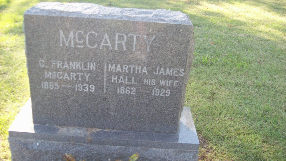  Charles F. McCarty & Martha J. Hall