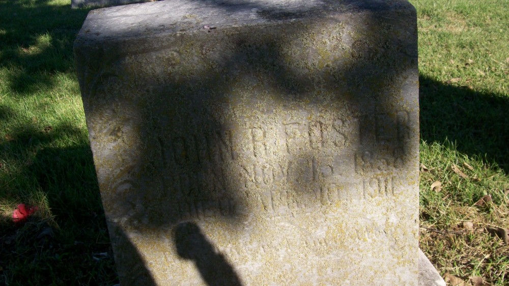  John Riley Foster Headstone Photo, Boydsville Christian Church Cemetery, Callaway County genealogy