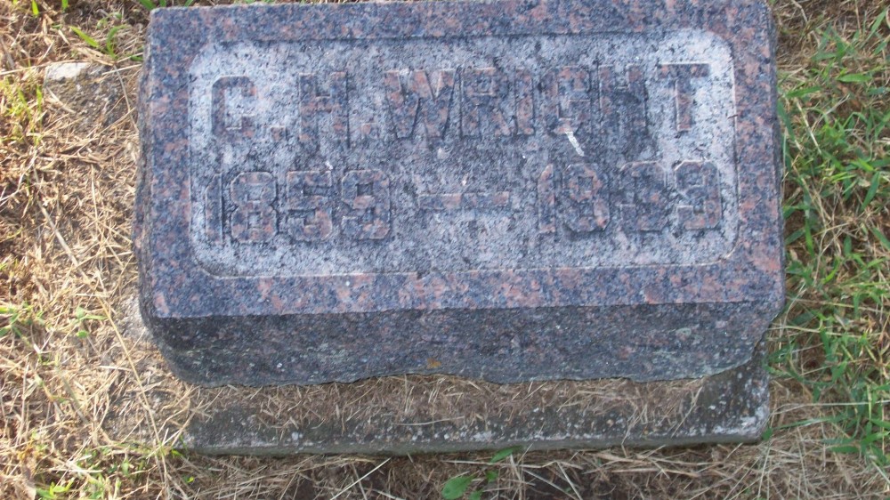  Charles H. Wright Headstone Photo, Boydsville Christian Church Cemetery, Callaway County genealogy