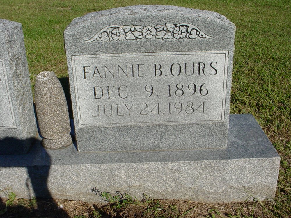 Fannie B. Ours