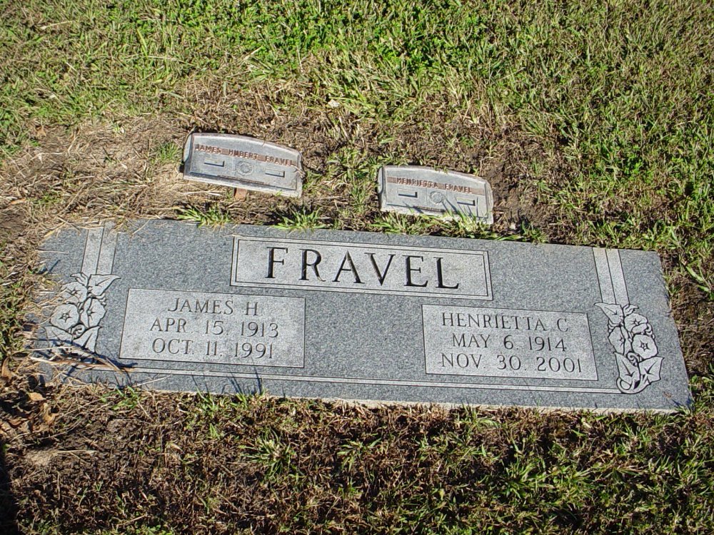  James & Henrietta Fravel Headstone Photo, Boydsville Christian Church Cemetery, Callaway County genealogy