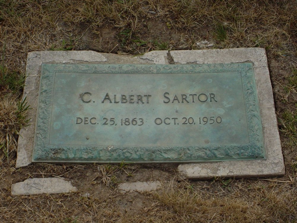  Christian Albert Sartor Headstone Photo, Callaway Memorial Gardens, Callaway County genealogy