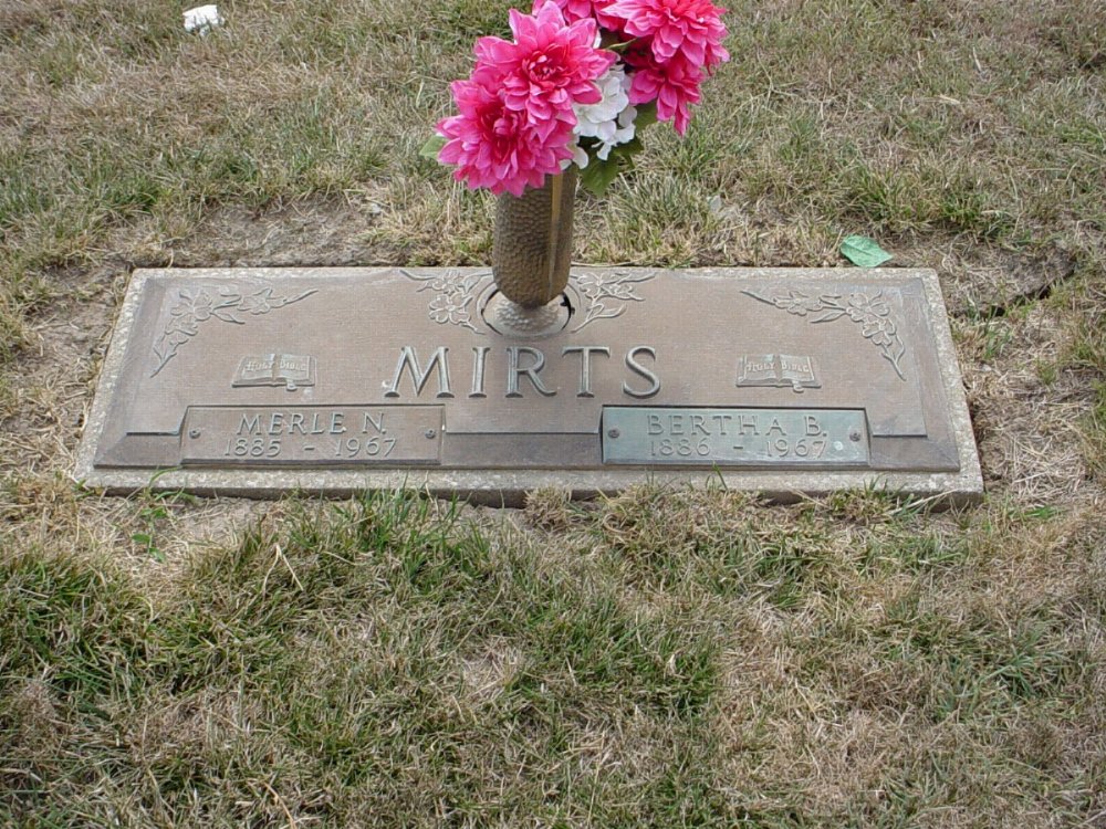  Merle N. Mirts & Bertha B. McIntosh