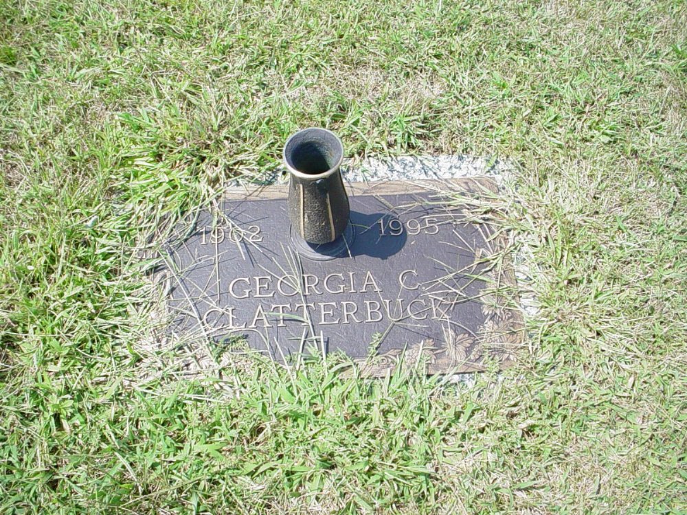  Georgia C. Clatterbuck Headstone Photo, Callaway Memorial Gardens, Callaway County genealogy