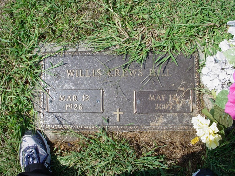  Willis C. & Violet L. Hill Headstone Photo, Callaway Memorial Gardens, Callaway County genealogy