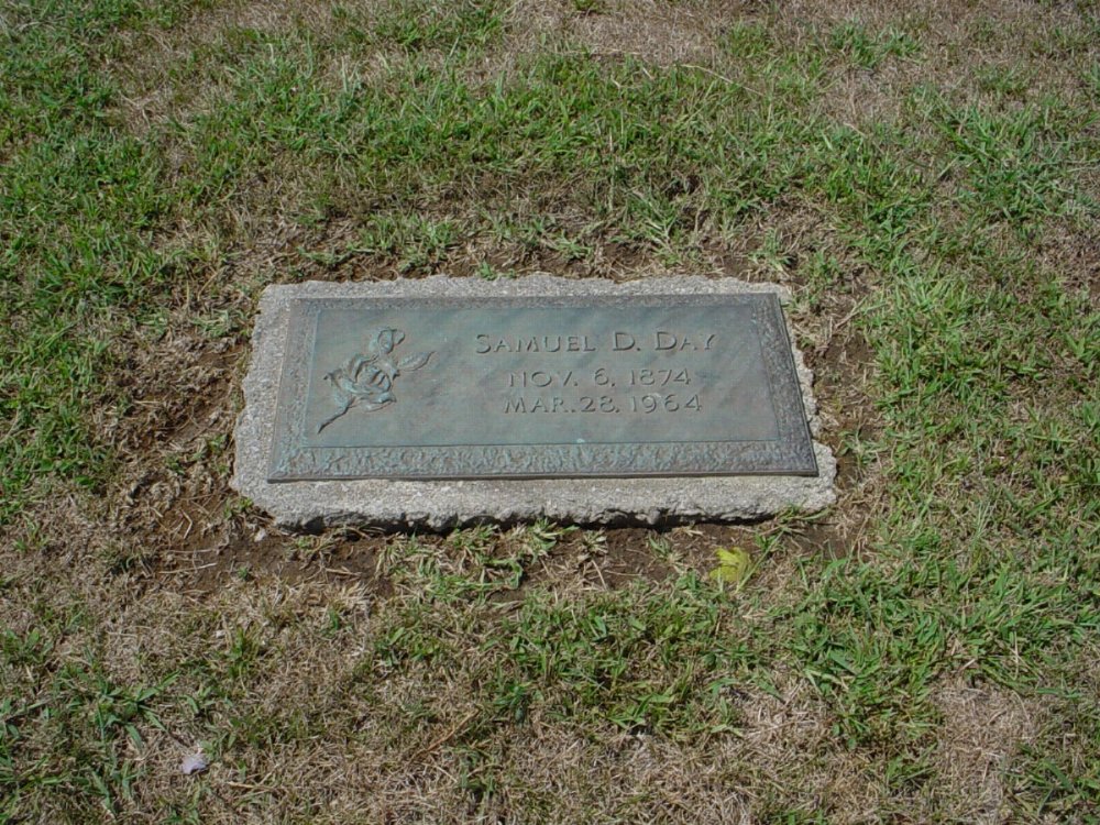  Samuel D. Day Headstone Photo, Callaway Memorial Gardens, Callaway County genealogy