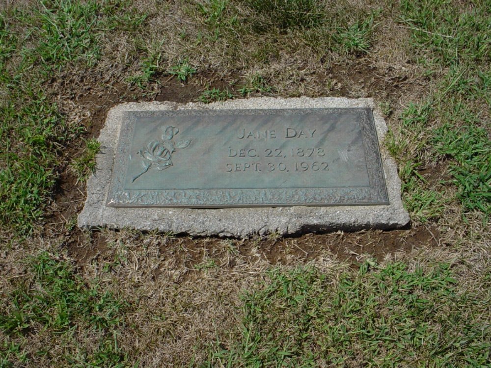  Jane Spencer Day Headstone Photo, Callaway Memorial Gardens, Callaway County genealogy