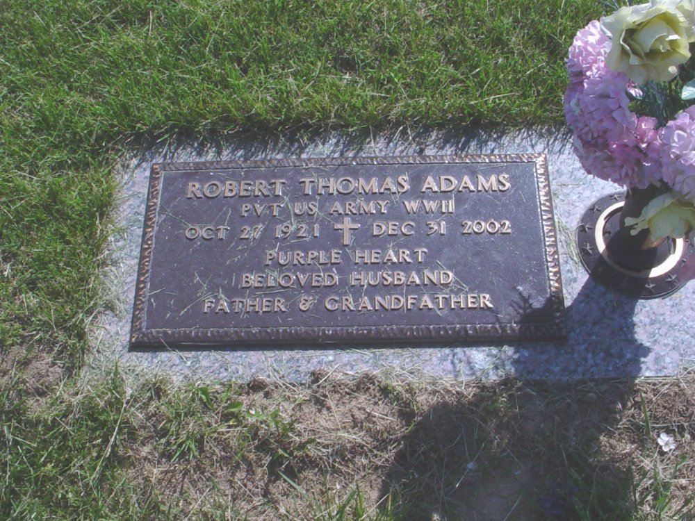  Robert T. Adams Headstone Photo, Callaway Memorial Gardens, Callaway County genealogy