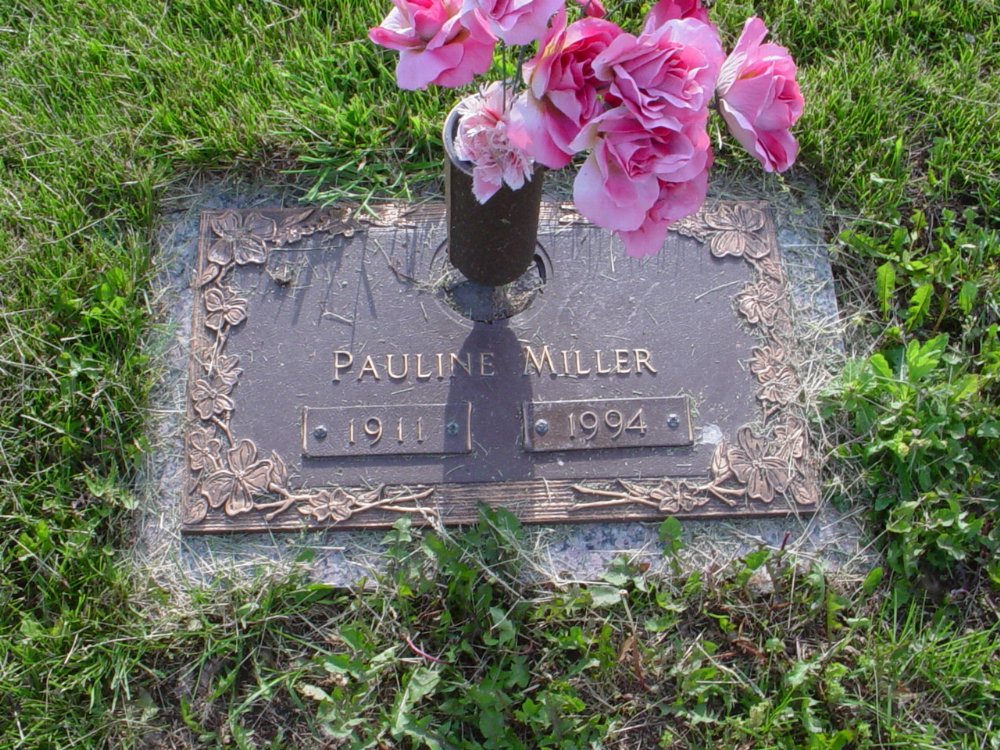  Alma Pauline Miller Headstone Photo, Callaway Memorial Gardens, Callaway County genealogy