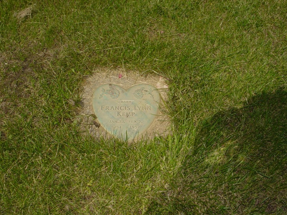  Francis Lynn Kemp Headstone Photo, Callaway Memorial Gardens, Callaway County genealogy