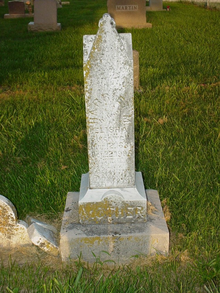  Harriet M. Blackwell Headstone Photo, Carrington Baptist Church Cemetery, Callaway County genealogy