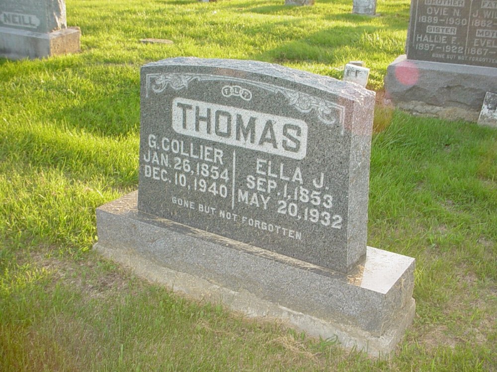  George Collier Thomas and Ella J. Gingrich