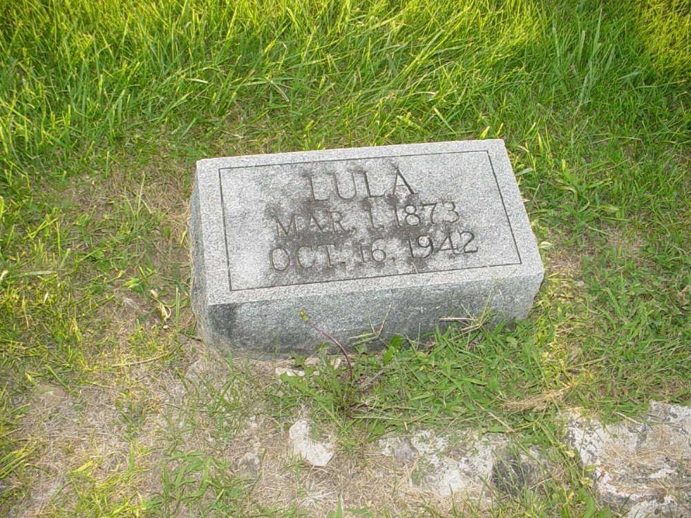  Lula Neill Herring Headstone Photo, Carrington Baptist Church Cemetery, Callaway County genealogy