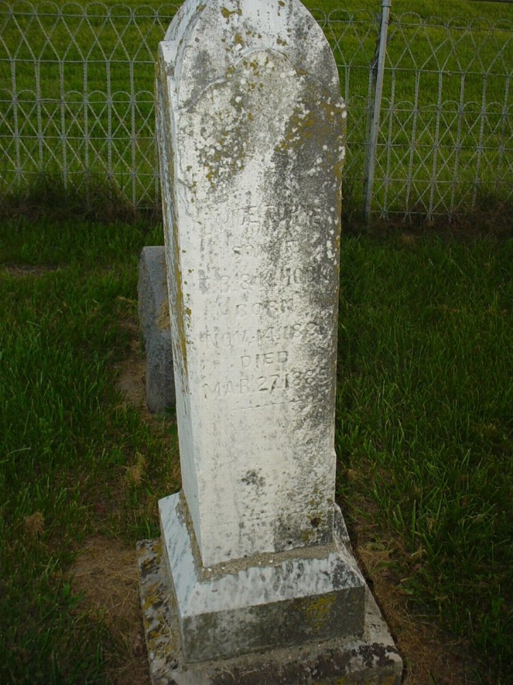  Claude Turner Hook Headstone Photo, Carrington Baptist Church Cemetery, Callaway County genealogy