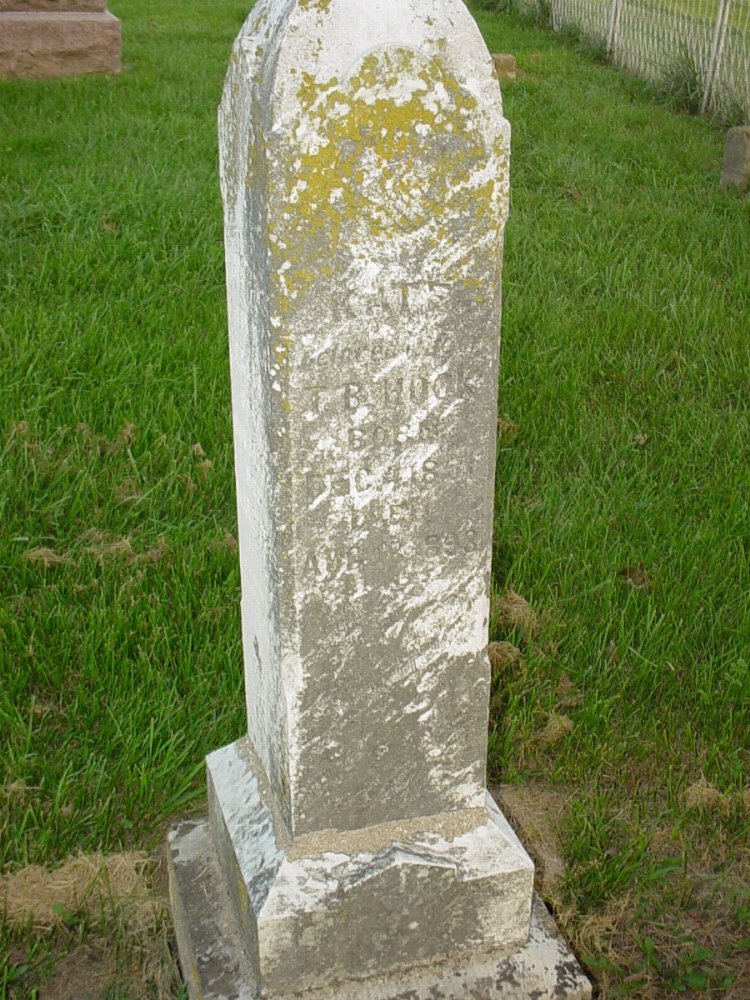  Kate Dunham Hook Headstone Photo, Carrington Baptist Church Cemetery, Callaway County genealogy