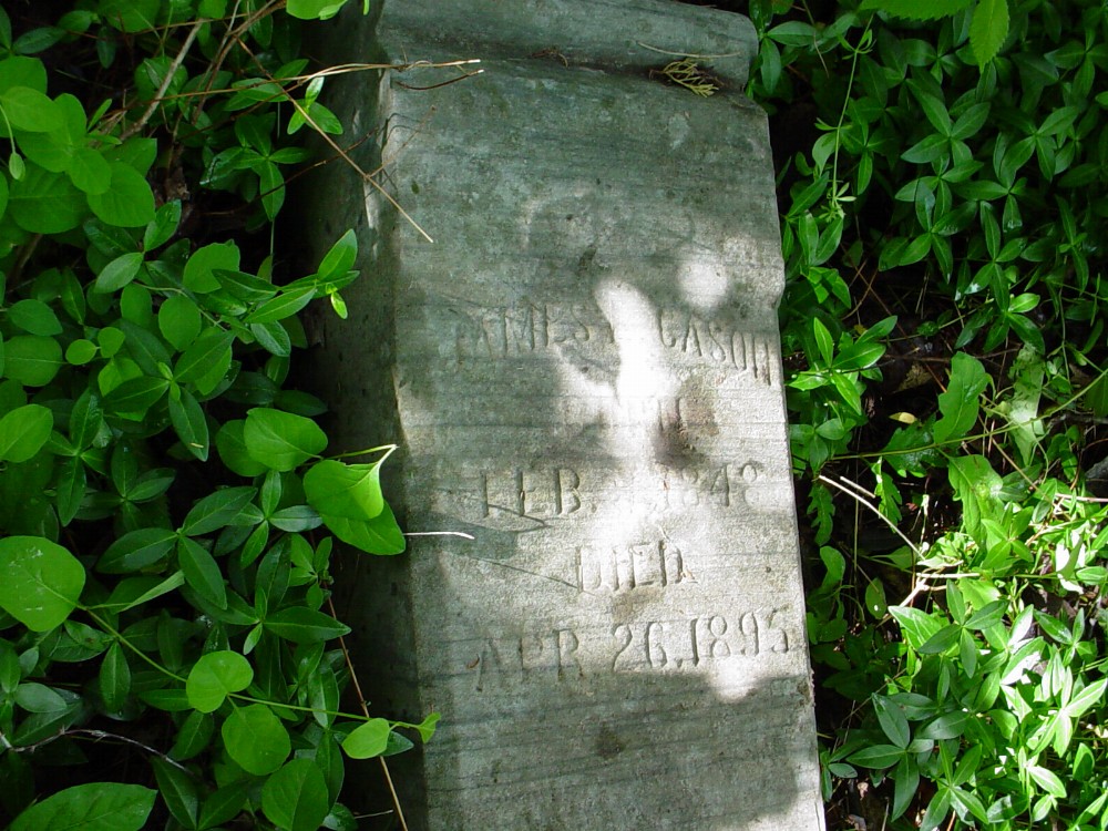  James L. Cason Headstone Photo, Cason Family Cemetery, Callaway County genealogy