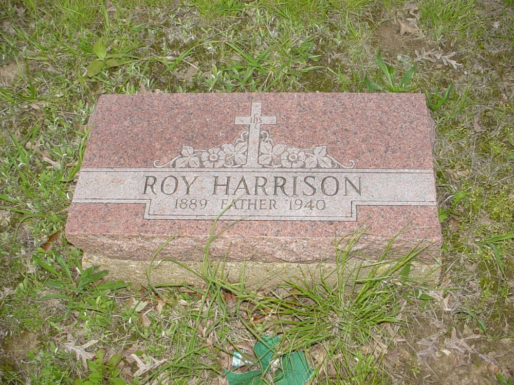  Roy Harrison Headstone Photo, Central Christian Church Cemetery, Callaway County genealogy