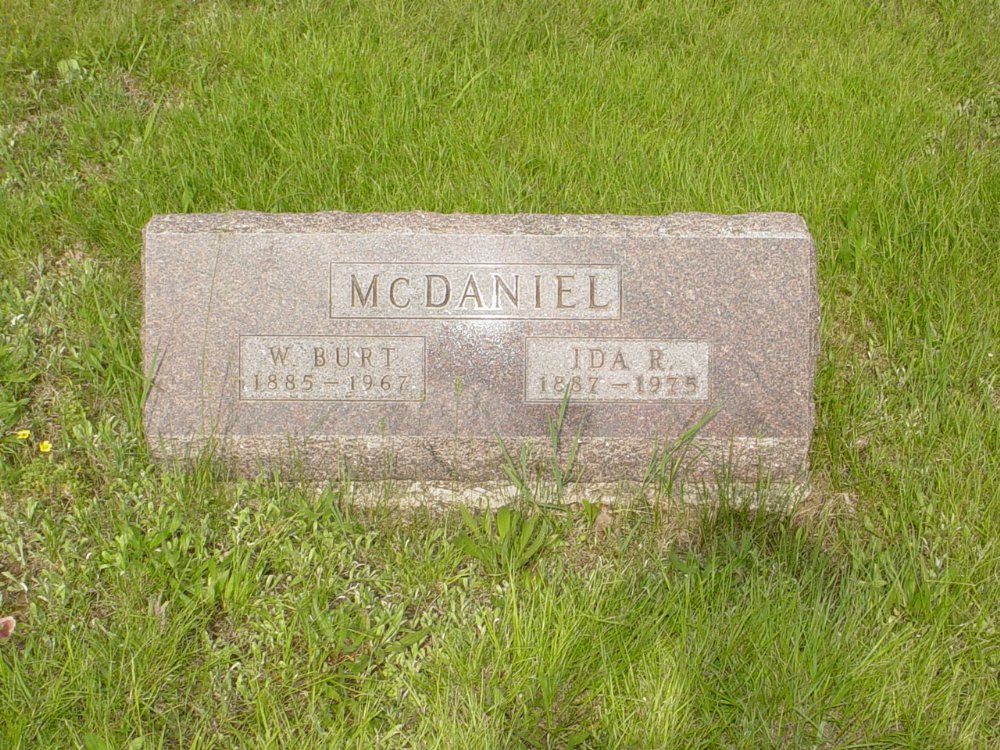  W. Burt and Ida R. McDaniel