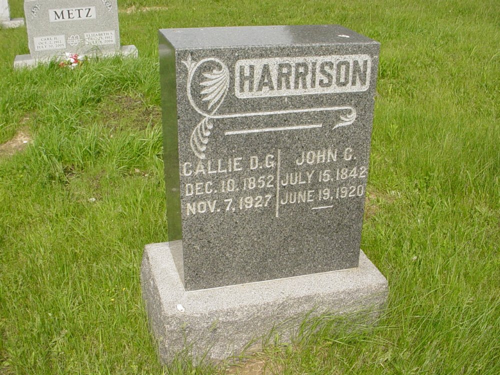  John C. Harrison and Callie Jones