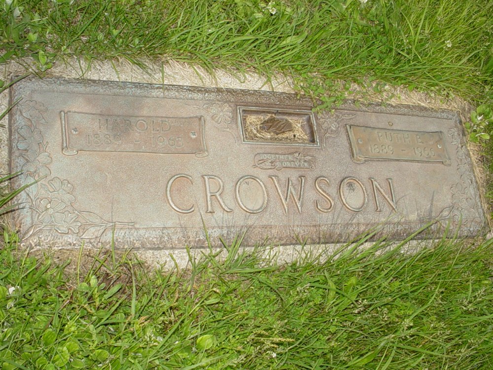  Harold Crowson and Ruth B. Hook