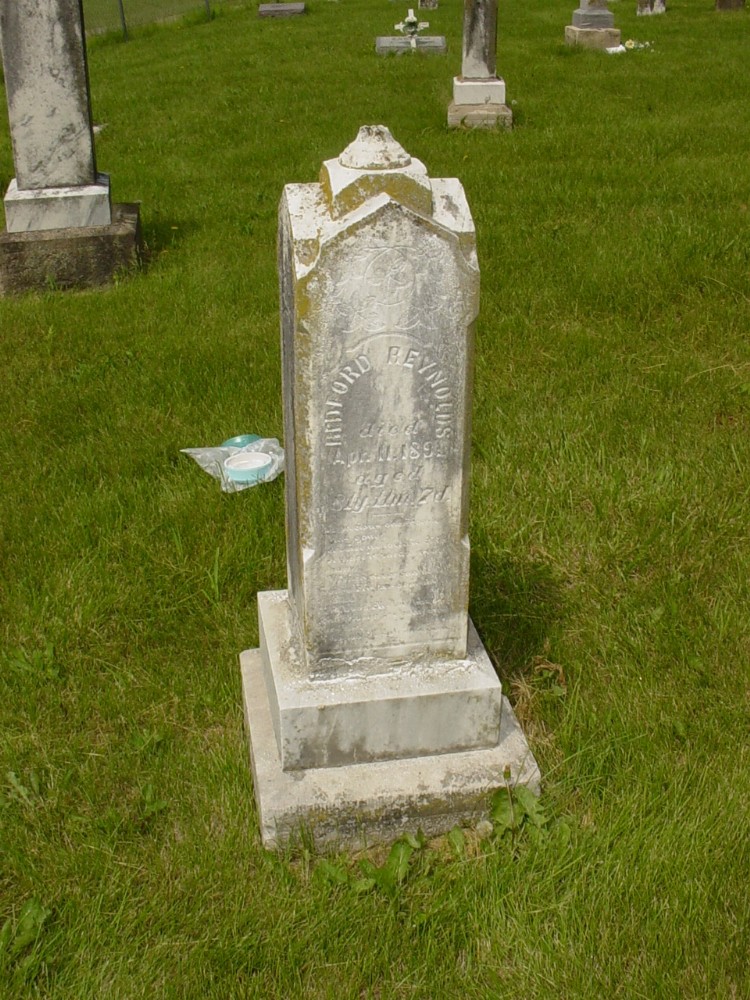  Bedford Reynolds Headstone Photo, Old Prospect Methodist Cemetery, Callaway County genealogy