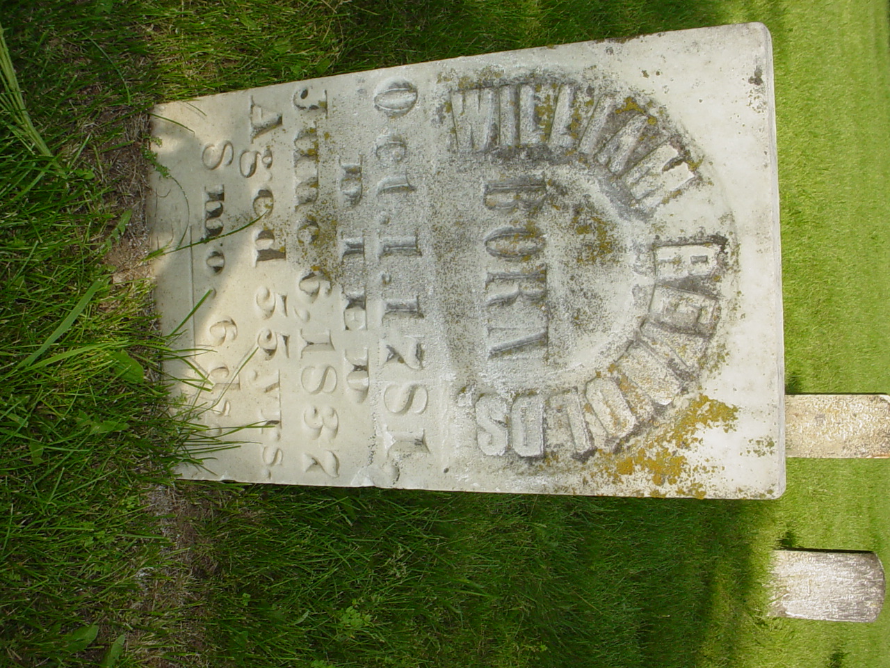  William Reynolds Headstone Photo, Old Prospect Methodist Cemetery, Callaway County genealogy