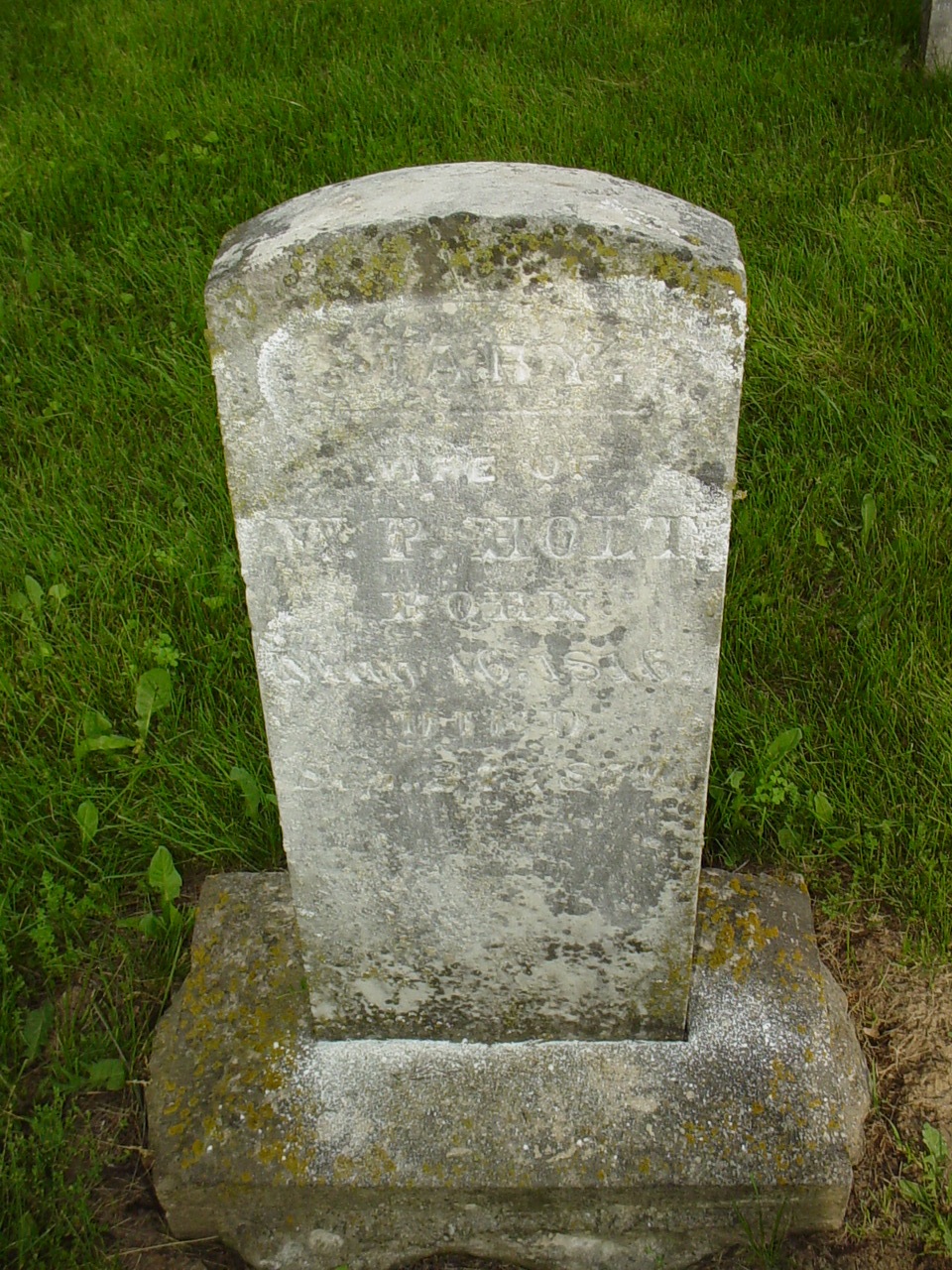  Mary Blythe Holt Headstone Photo, Old Prospect Methodist Cemetery, Callaway County genealogy