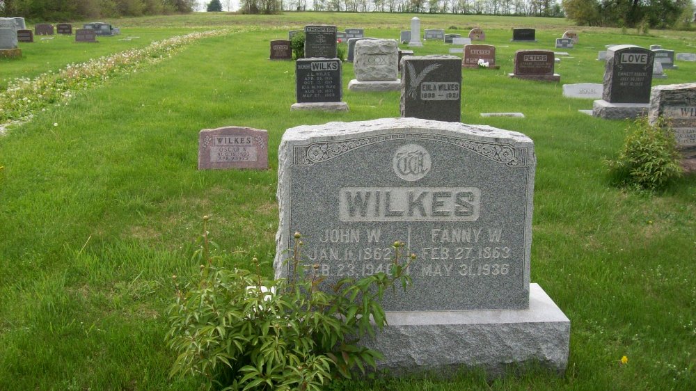  Williamsburg Cemetery Headstone Photo, Williamsburg Cemetery, Callaway County genealogy