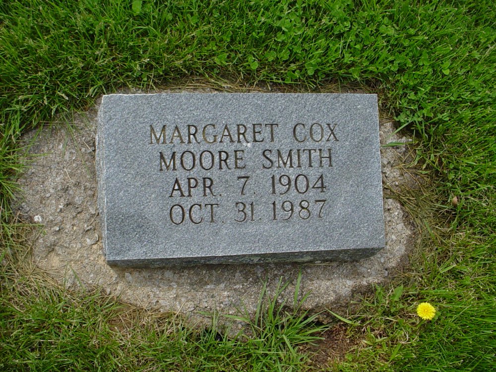  Margaret Cox Moore Smith