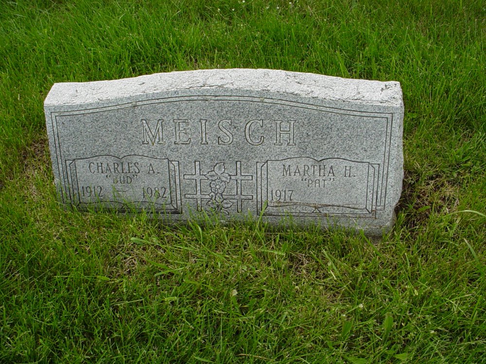  Charles A. Meisch Headstone Photo, Williamsburg Cemetery, Callaway County genealogy