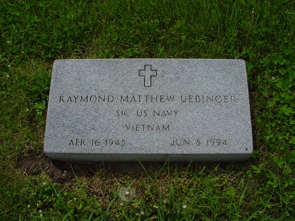  Raymond Matthew Uebinger Headstone Photo, Williamsburg Cemetery, Callaway County genealogy