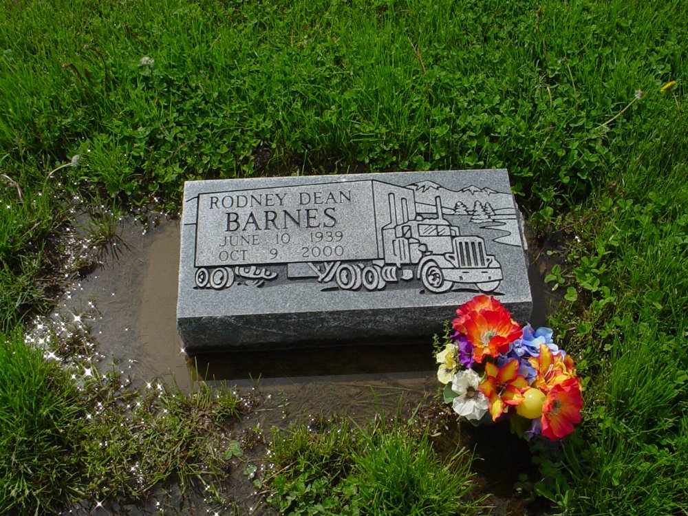  Rodney Dean Barnes Headstone Photo, Williamsburg Cemetery, Callaway County genealogy