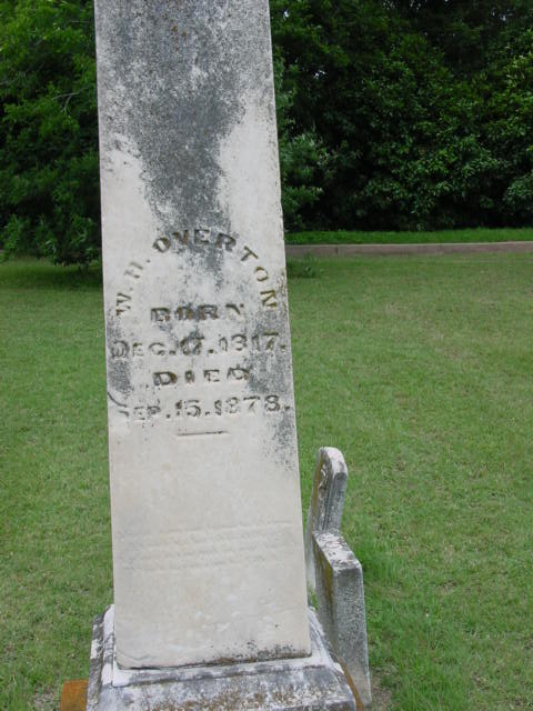  Waller Head Overton Headstone Photo, Pioneers Rest Cemetery, Callaway County genealogy