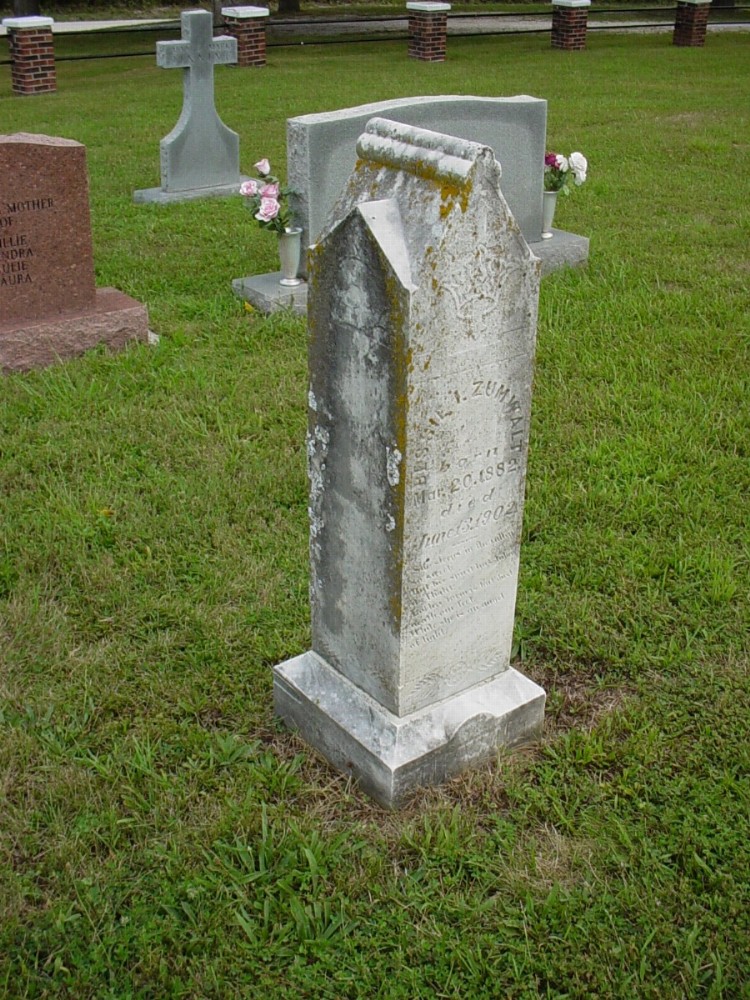  Bessie I. Zumwalt Headstone Photo, Dry Fork Cemetery, Callaway County genealogy