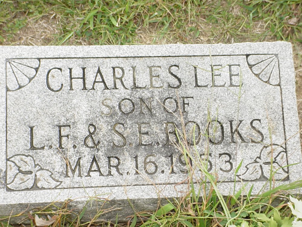  Charles Lee Books Headstone Photo, Ebenezer Baptist Church Cemetery, Callaway County genealogy