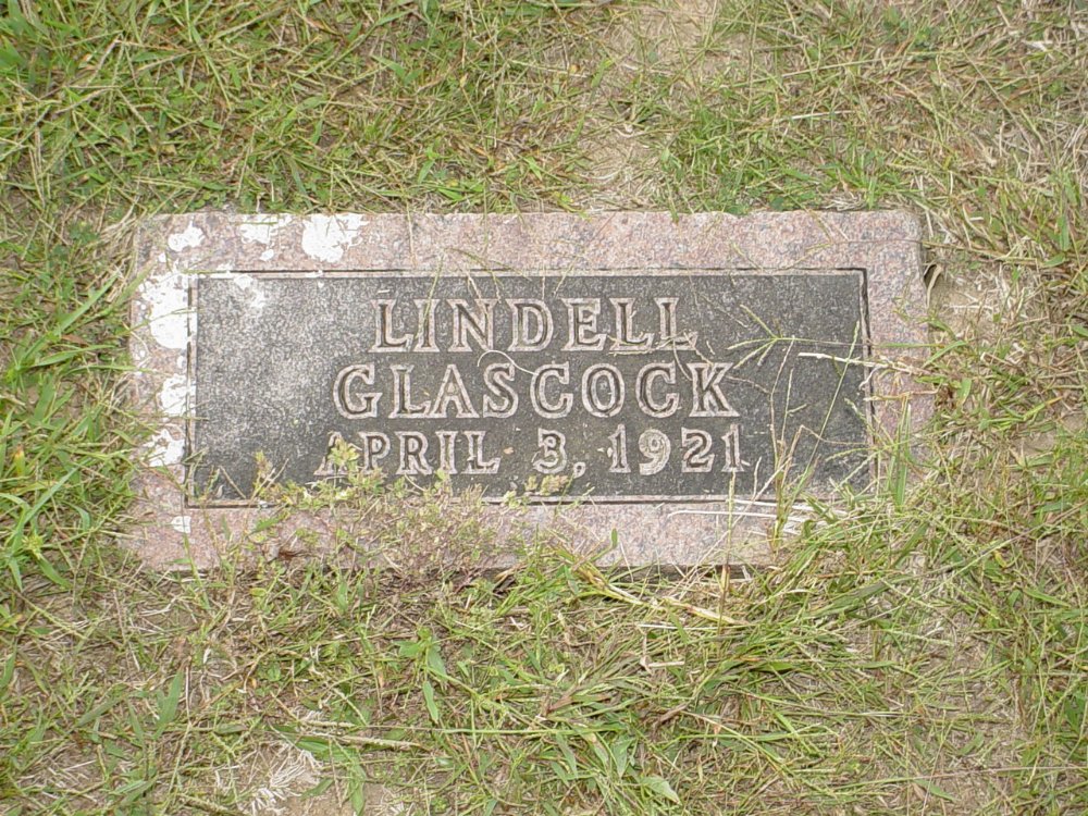  Lindell Glascock Headstone Photo, Ebenezer Baptist Church Cemetery, Callaway County genealogy
