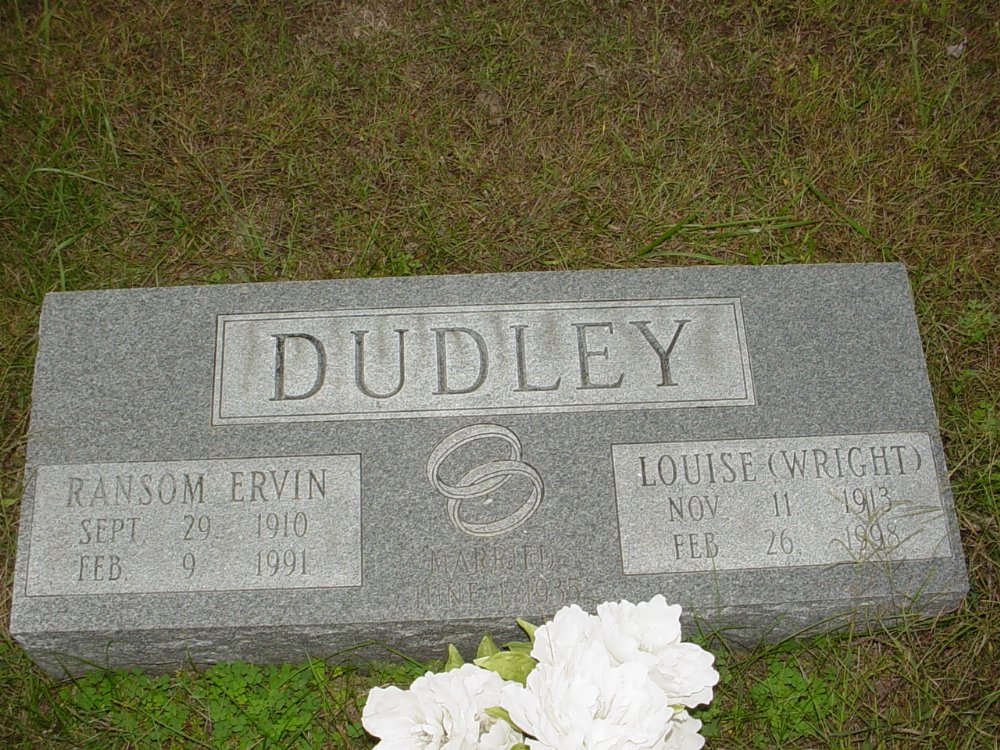  Ransom E. Dudley & B. Louise Wright