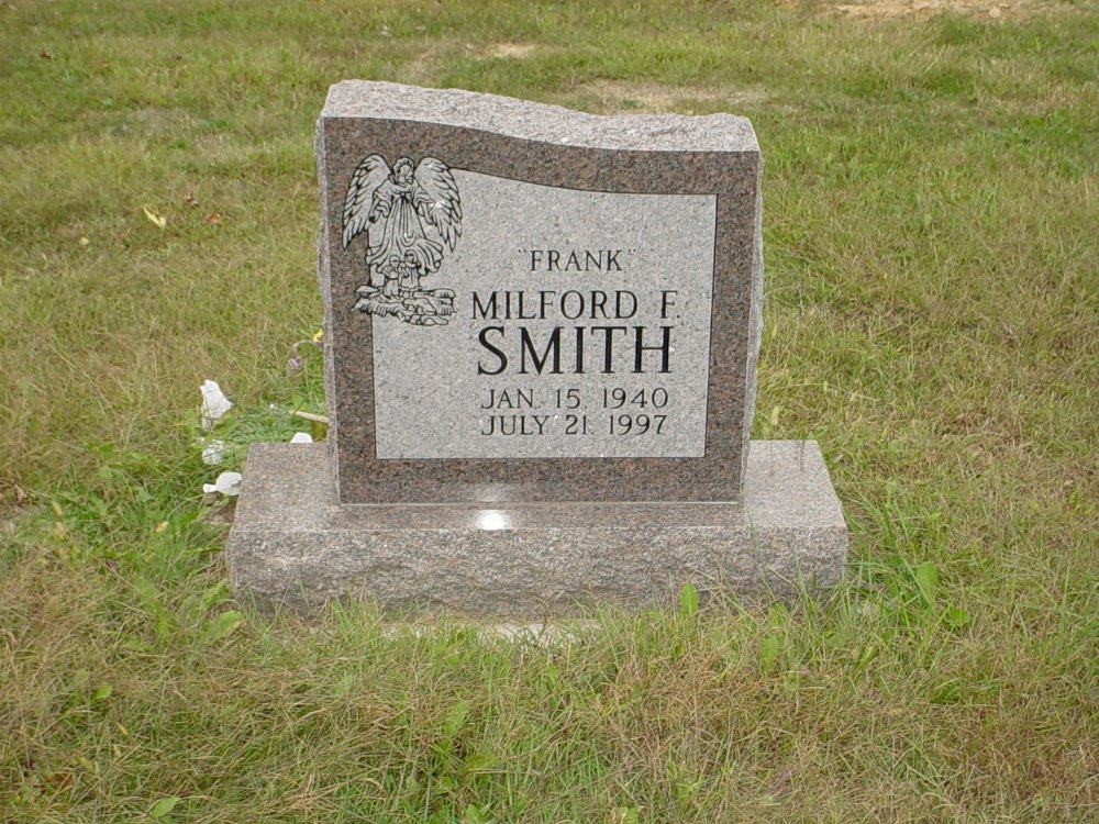  Milford Frank Smith Headstone Photo, Ebenezer Baptist Church Cemetery, Callaway County genealogy