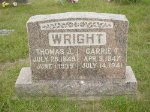  Thomas J. Wright & Carrie Lovelace