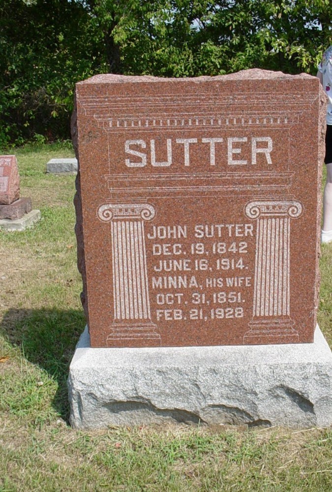  John Sutter and Minna Stiers