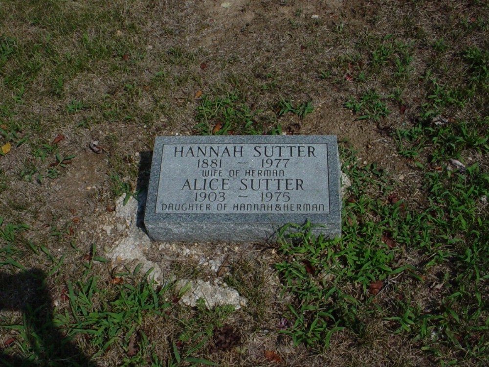 Hannah and Alice Sutter