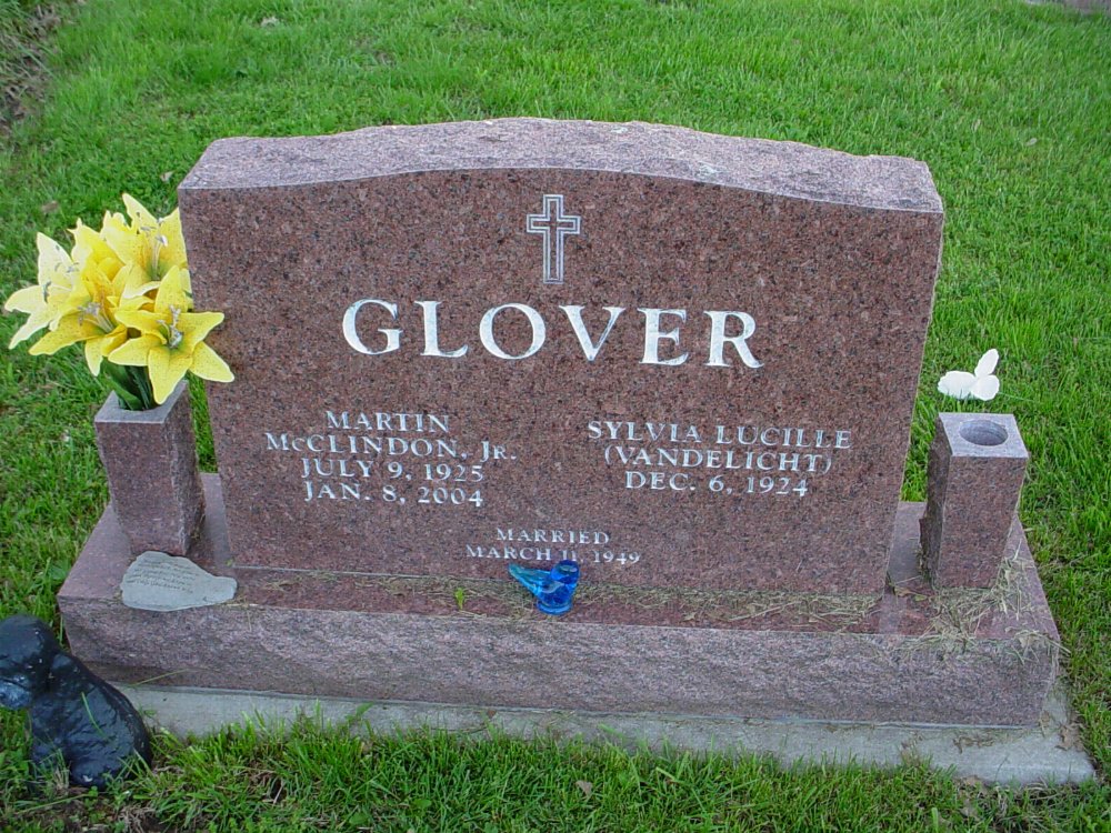  Martin M. Glover Jr. Headstone Photo, Hams Prairie Christian Cemetery, Callaway County genealogy