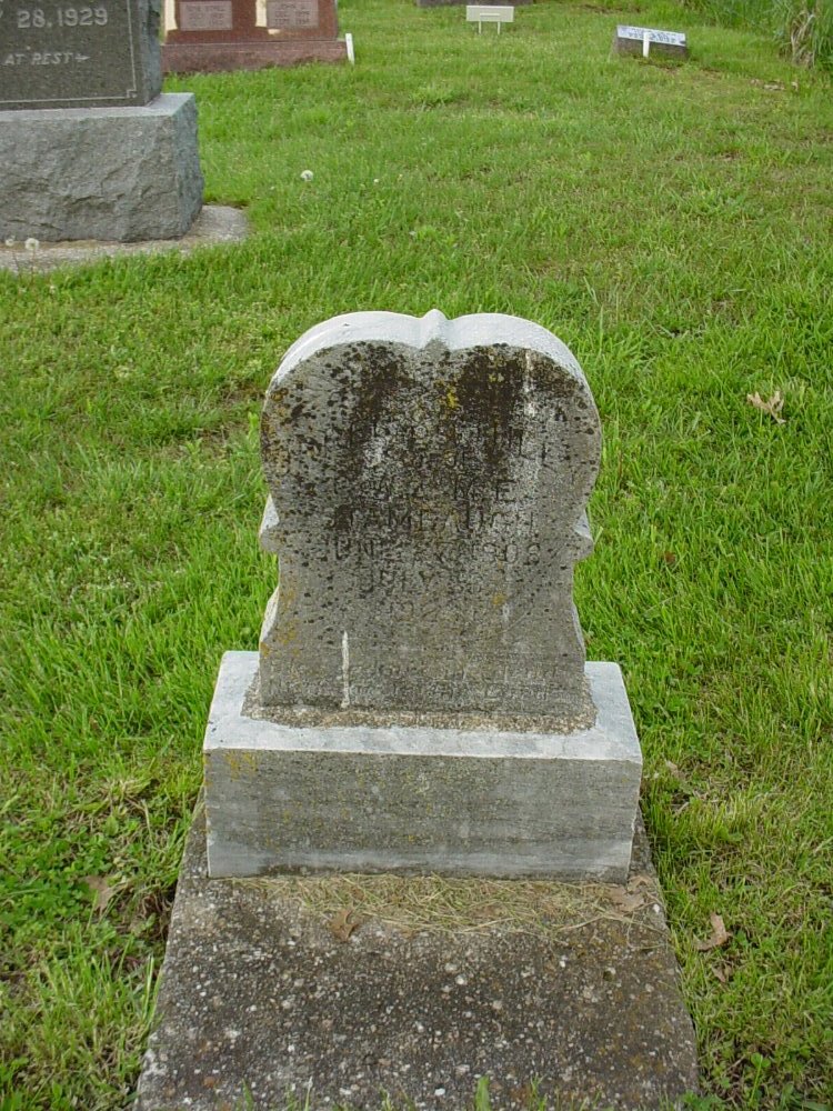  Orren K. Stambaugh Headstone Photo, Hams Prairie Christian Cemetery, Callaway County genealogy