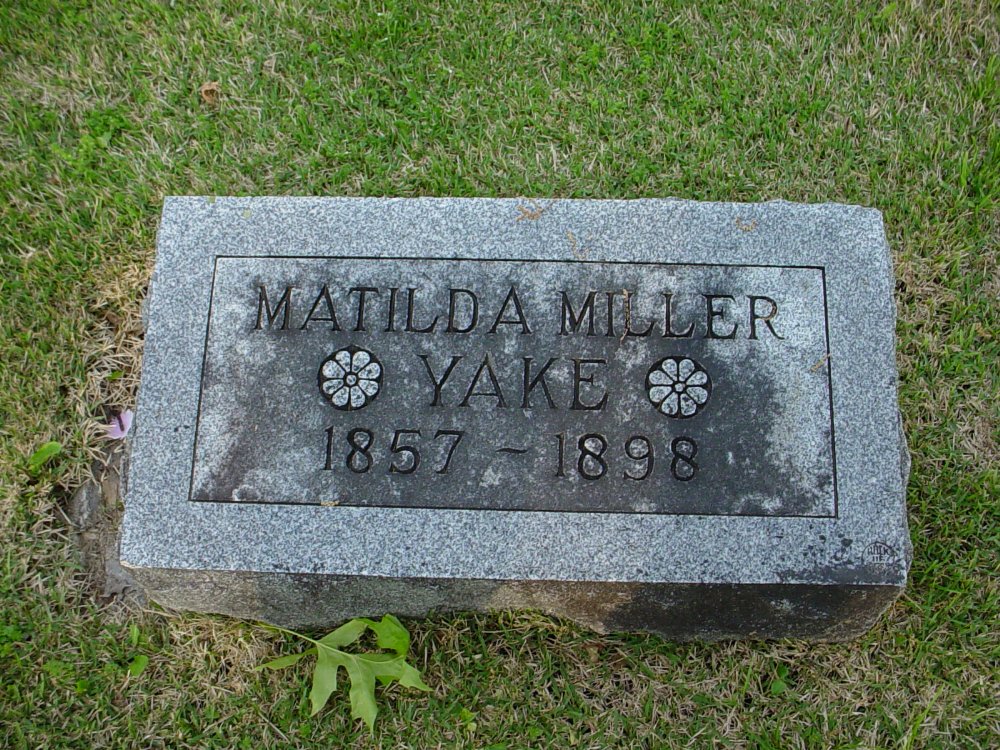  Matilda Miller Yake