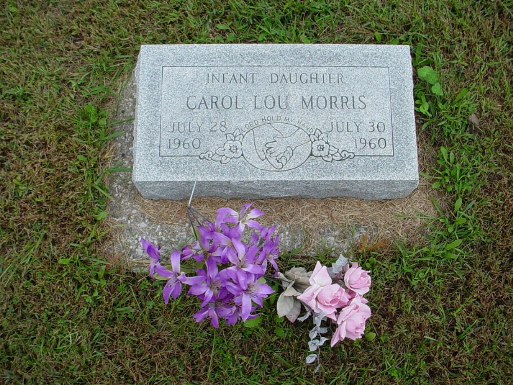  Carol Lou Morris Headstone Photo, Harmony Baptist Cemetery, Callaway County genealogy