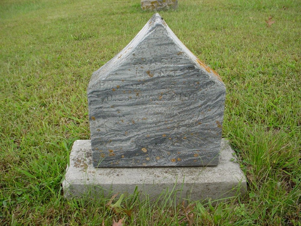  Gracie Hunt Headstone Photo, Harmony Baptist Cemetery, Callaway County genealogy